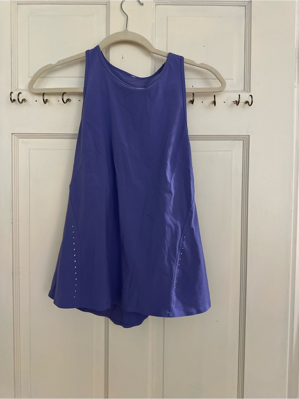 lululemon athletica Perforated A-Line Purple Tank